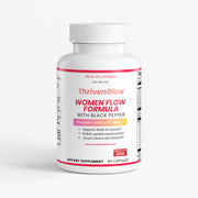 ThrivenGlow -  Women Flow Formula - Energy & Vitality - Vitamins  + Natural herbs for women - PMS Relief