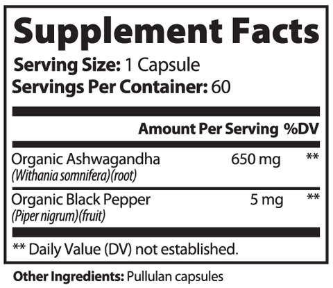 Calmher -Ashwagandha with Black Pepper - Women Stress & cortisol level support