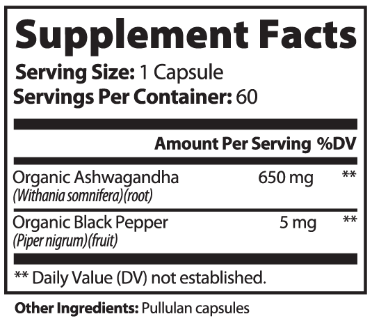 Calmher -Ashwagandha with Black Pepper - Women Stress & cortisol level support