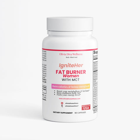 IgniteHer - Fat Burner with MCT - Burn stubborn belly fat - Boost metabolism